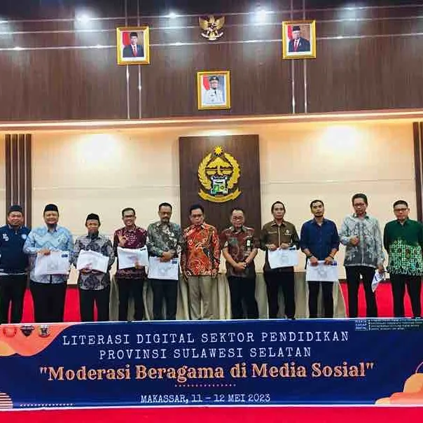 kegiatan Literasi Digital sektor Pendidikan di Kota Makassar, Provinsi Sulawesi Selatan, pada hari Jumat, 12 Mei 2023.