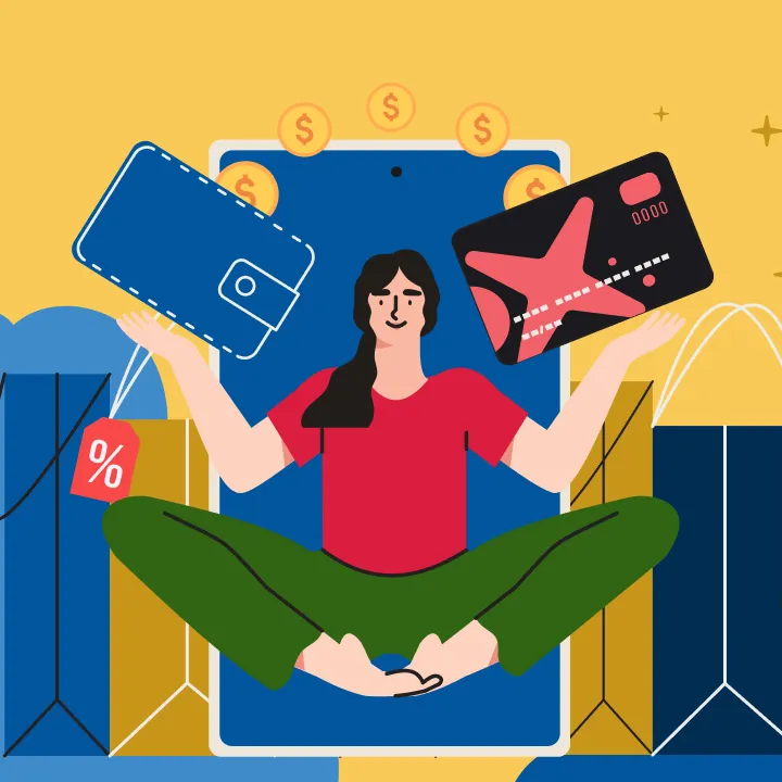 Ilustrasi dompet digital.
