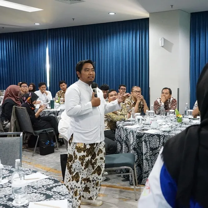 Sesi pemaparan materi dalam Kegiatan Literasi Digital untuk ASN