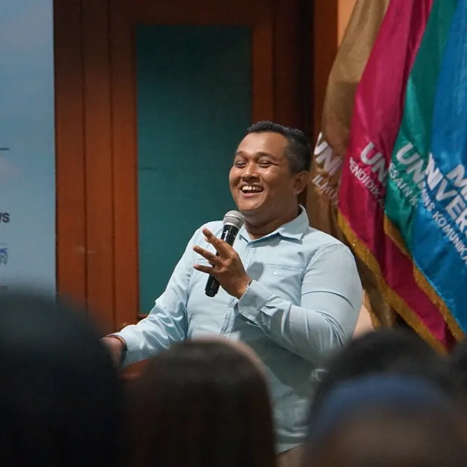 I Wayan Dodi Putra Artawan, GoTo Indonesia dalam sesi paparan materi Pelatihan